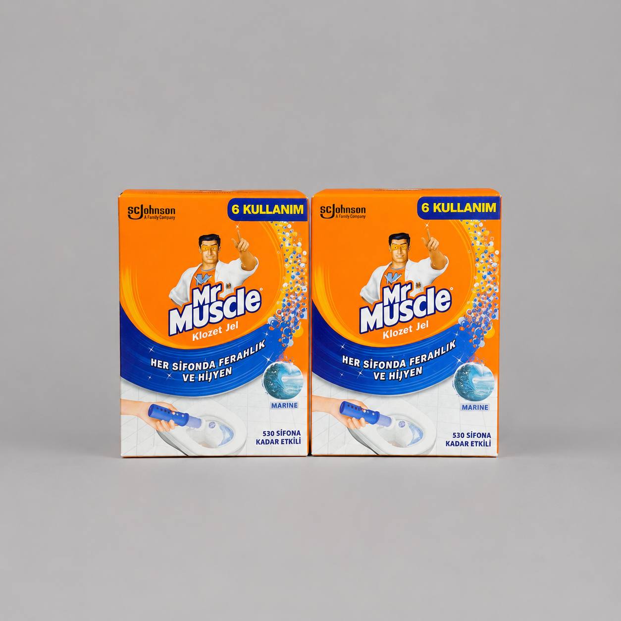 ژل خوشبوکننده و جرمگیر توالت فرنگی Mr. Muscle Fresh Gel